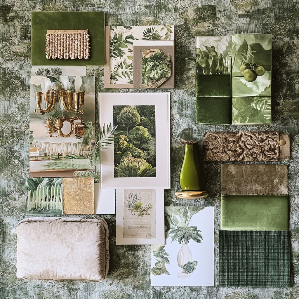 Workshop moodboards/kleurplan